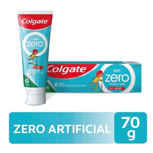Crema Dental Colgate Zero Kids Fresa 70 g