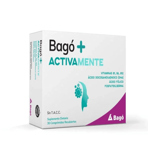 Suplemento Vitamínico Bago+ Activamente 30 comprimidos