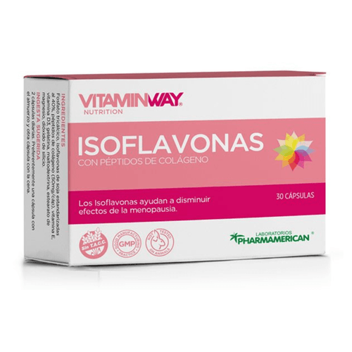 Suplemento Dietario Vitaminway Isoflavonas 30 Cápsulas