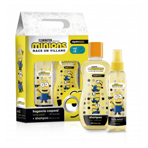 Estuche Minions Bosy Splash 125 ml + Shampoo 200 ml