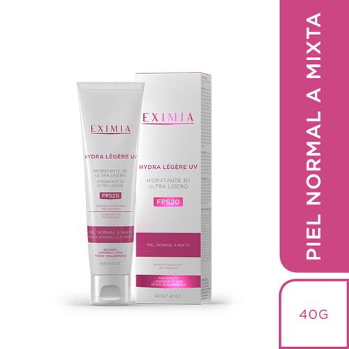 Crema Hidratante Facial Eximia Hydra Légère UV FPS 20 40 ml