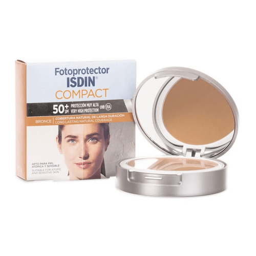 Maquillaje Fotoprotector Isdin Compacto Color Bronce 50+ 10 g