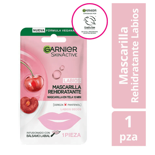 Mascarilla de Labios Garnier Hydra Bomb Cherry