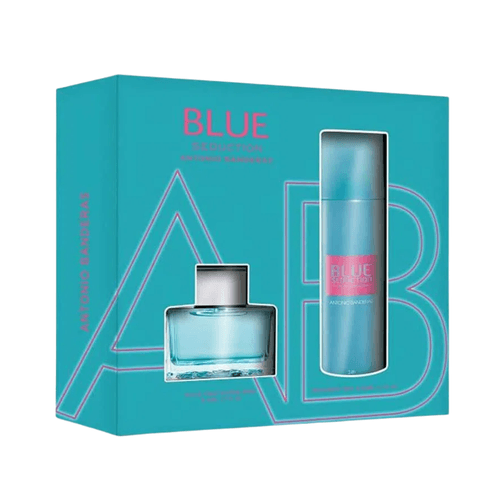 Eau de Toilette Cofre Blue Seduction Antonio Banderas Fem 80 ml + Desodorante en Spray