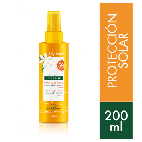 Protector Solar en Spray Klorane SPF50 200 ml