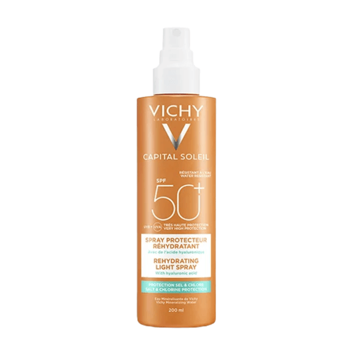 Capital Soleil Vichy Spray Beach Protect Antideshidratación FPS 50+ 200 ml