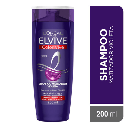 Shampoo Elvive Purple Matizador 200 ml