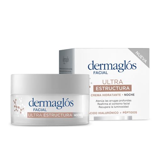 Crema hidratante Dermaglós facial ultra estructura de noche 50 g