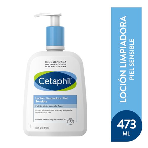 Cetaphil Loción Limpiadora para Piel Sensible 473ml