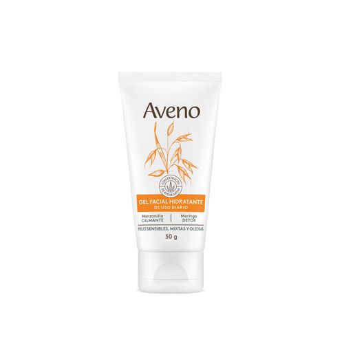 Crema Gel Facial Hidratante Piel Sensible, Mixta y Oleosa Aveno 50g