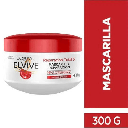 Crema de tratamiento Reparación Total 5 Elvive L´Oréal Paris 300g