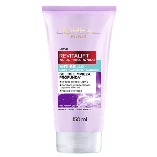 Gel de Limpieza Revitalift Anti-brillo 150ml L'Oréal París