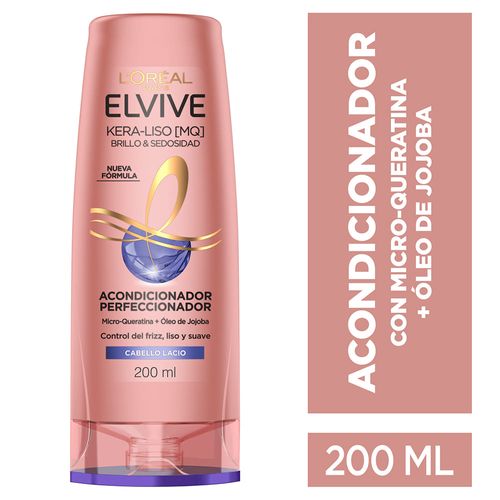 Acondicionador Keraliso Brillo y Sedosidad Elvive L´Oréal Paris 200ml