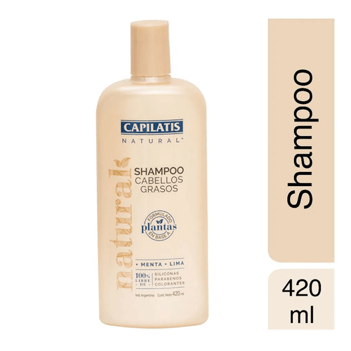 Shampoo Capilatis Natural Cabellos Grasos 420ml