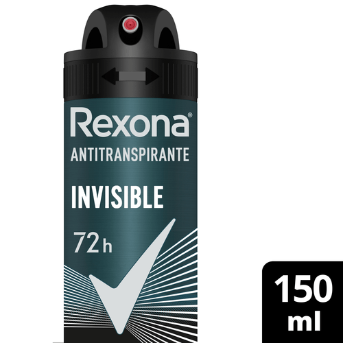 Desodorante Antitranspirante Rexona Invisible Men 150ml
