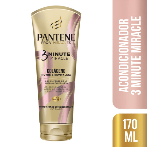 Acondicionador Pantene 3 Minutos Miracle Colágeno 170ml