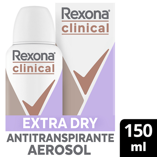Antitranspirante Rexona Clinical Extra Dry Women 96H 150ml