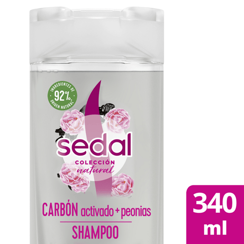 Shampoo Sedal Carbón Activado y Peonias 340ml