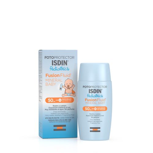 Isdin Fotoprotector Pediátrico FPS50 Fusion Fluid x50ml
