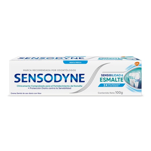 Crema dental Sensodyne Sensible y Esmalte 100g