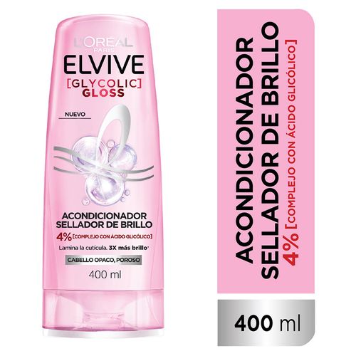 Acondicionador Glycolic Gloss Elvive 400ml