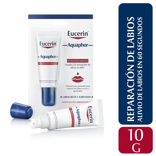 Crema Reparadora y Regeneradora Aquaphor Labios SOS Eucerin