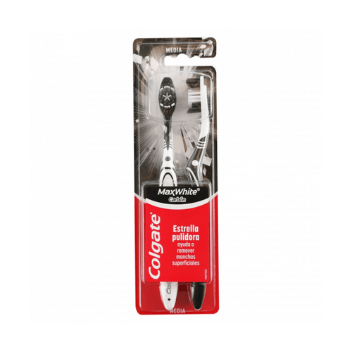 Cepillo Dental Max White Carbon x2 Colgate