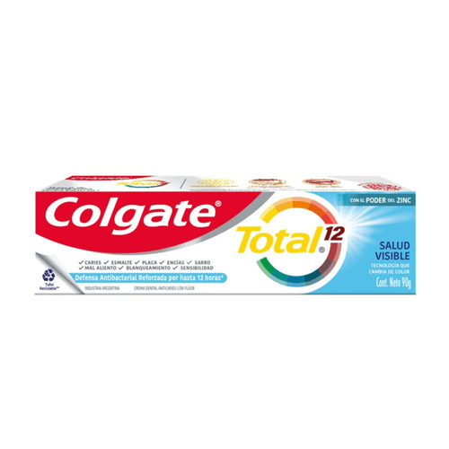 Crema Dental Total 12 Salud Visible 90g Colgate