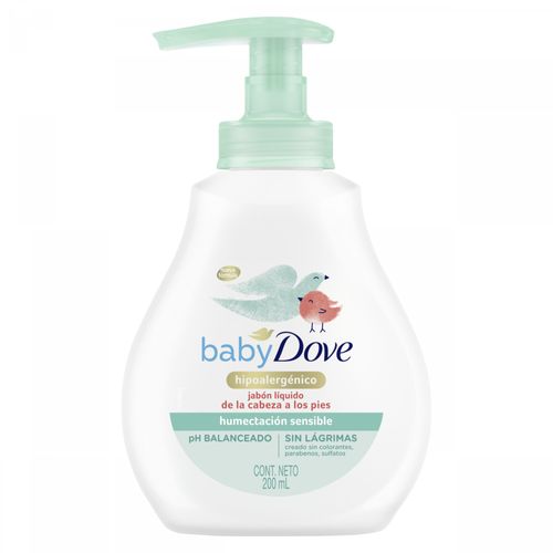 Jabón Liquido Dove Baby Humectación Sensible 200ml