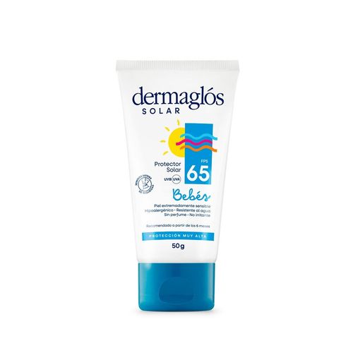 Protector Solar Bebés Dermaglós FPS65 Crema x50g